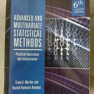 Advanced and Multivariate Statistical Methods